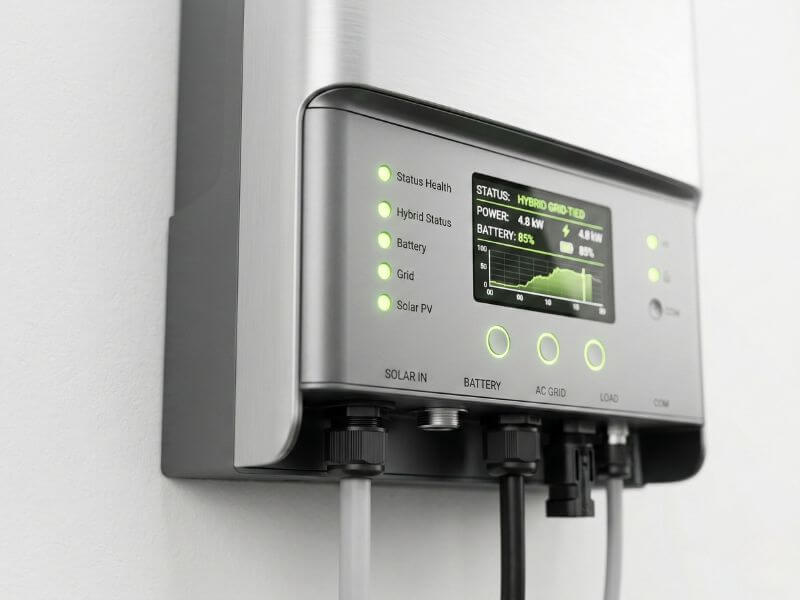 Solar inverter installation